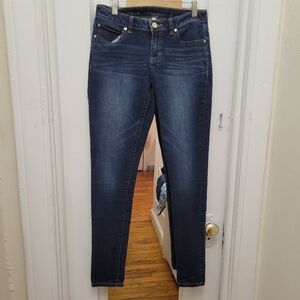 J.Lo Dark Blue Skinny Jeans‎ Midrise 4. Western Rodeo Normcore